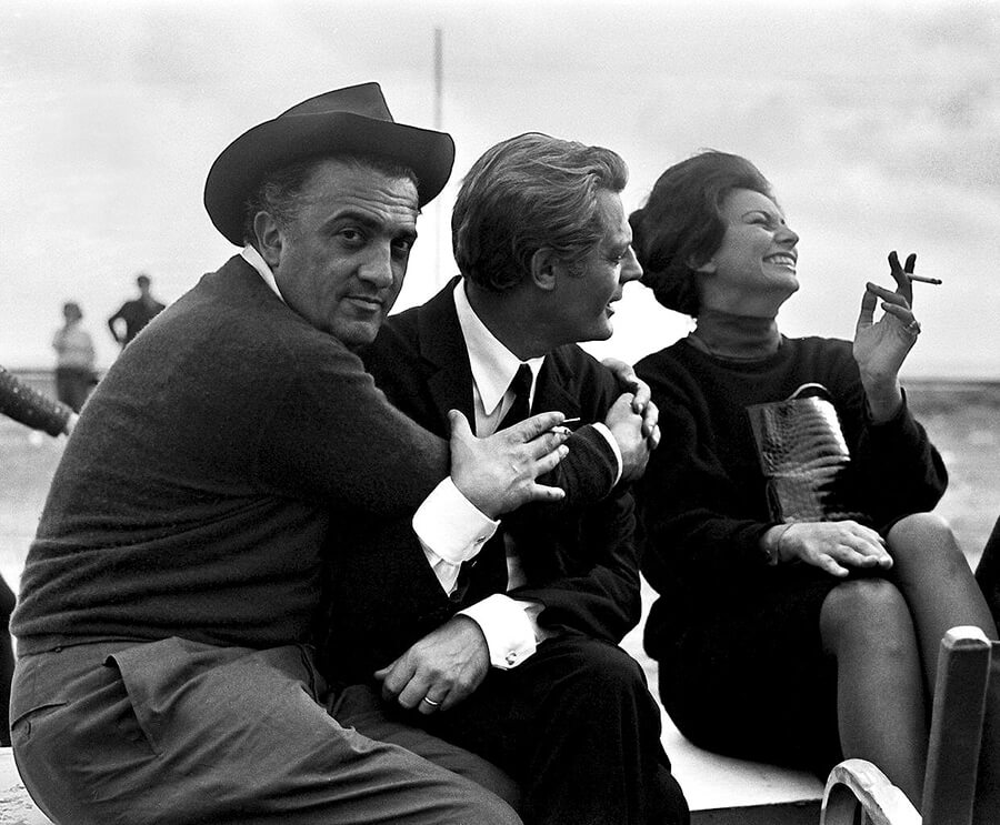 Marcello Mastroianni i Federico Fellini